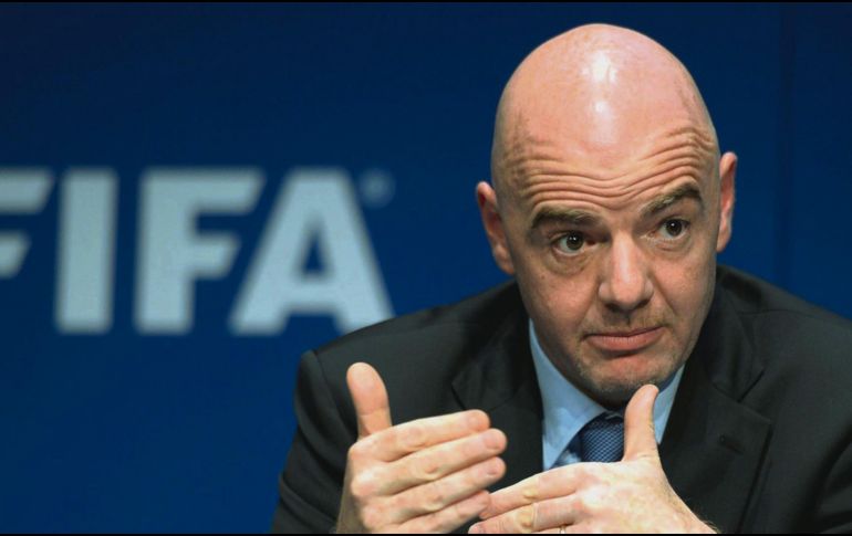 Gianni Infantino. El presidente de la FIFA tiene objetivos claros de trabajo al frente del organismo. AP