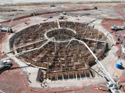 El aeropuerto en Santa Lucía tiene un avance general de la obra es de 5.65%, con una inversión de 2 mil millones de pesos. NTX / ARCHIVO