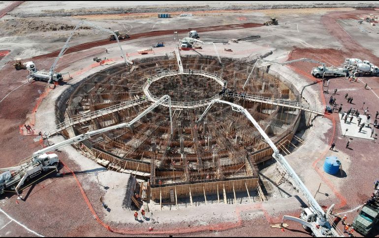 El aeropuerto en Santa Lucía tiene un avance general de la obra es de 5.65%, con una inversión de 2 mil millones de pesos. NTX / ARCHIVO