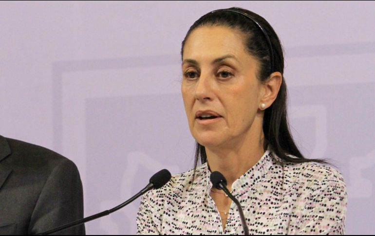 Claudia Sheinbaum considera que ya no habrá impunidad en la capital del país. NTX / ARCHIVO