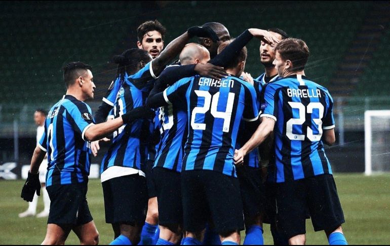 Inter de Milán remontó una mínima ventaja para imponerse este jueves 2-1 al Ludogorest, en la vuelta de los dieciseisavos de final de la UEFA Europa League. TWITTER / @Inter