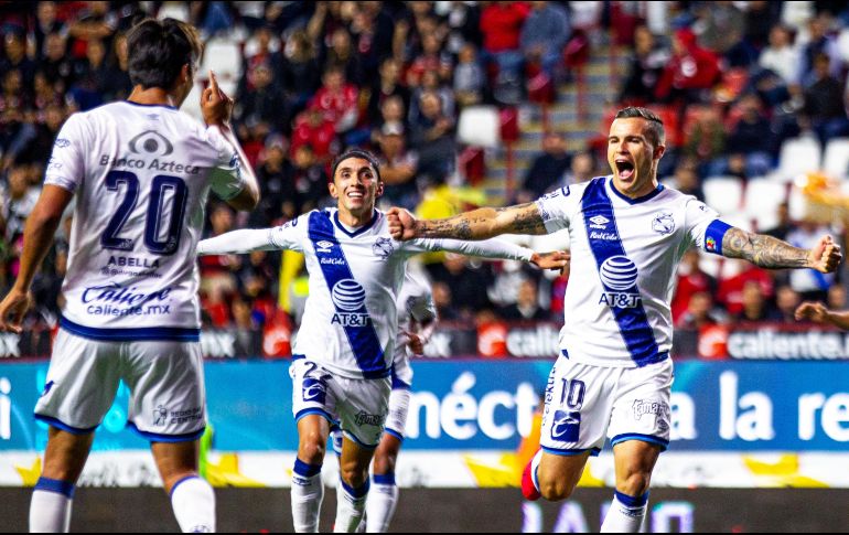 Christian Tabó celebra el gol de la victoria. IMAGO7/X. Hernández