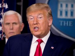 El presidente estadounidense en conferencia de prensa desde la Casa Blanca. AP /A. Harnik