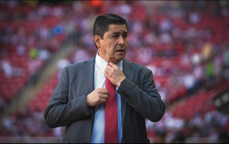 Flojito. Luis Fernando Tena pudo respirar gracias al triunfo de su equipo ante el León. EL INFORMADOR • F. Atilano