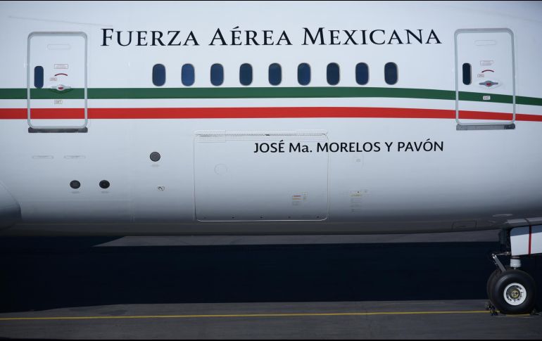 López Obrador dijo que a finales de marzo llegará la aeronave que se encuentra en EU, y se prevé que se estacione en lo que fuera el Hangar Presidencial. NTX / J. Méndez