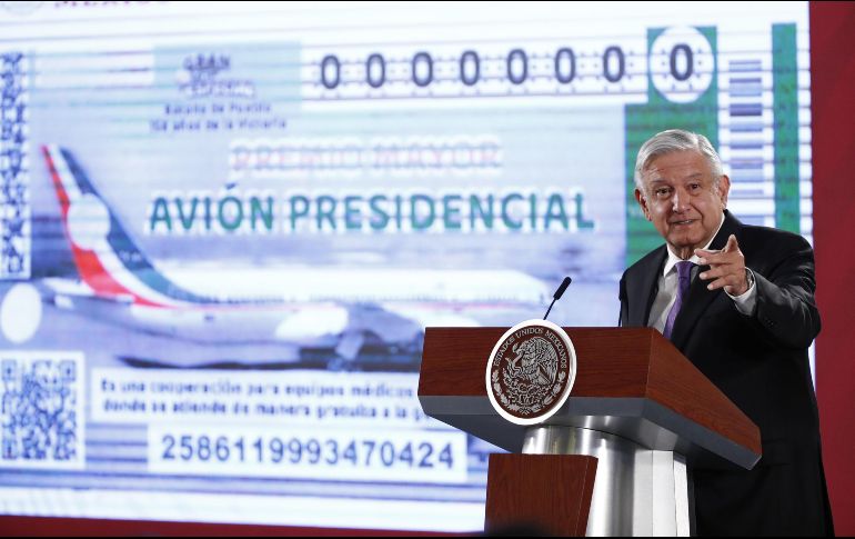 El Presidente López Obrador anunció que con lo recaudado comprarán equipos médicos para hospitales. EFE / ARCHIVO