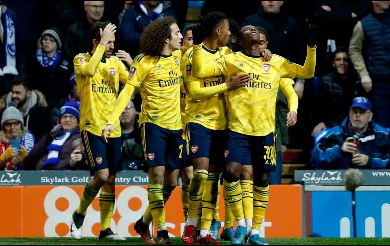 Arsenal no tuvo mayores dificultades en la quinta ronda de la FA Cup . AFP / A. Dennis
