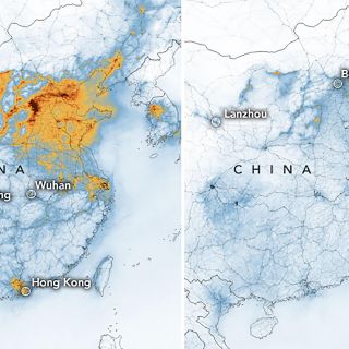 Imágenes satelitales revelan caída en la contaminación en China por coronavirus