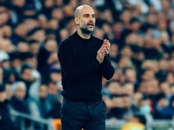 Josep Guardiola, se expresó contento por el título recién conseguido el domingo en la Copa de la Liga inglesa.INSTAGRAM / @mancity