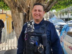 Krishna y su compañero de unidad resguardaron al menor hasta que lo entregaron a su madre. EL INFORMADOR/R. Bobadilla