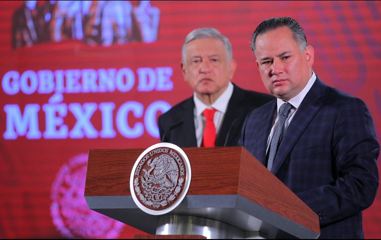 Santiago Nieto dijo que están trabajando en el combate a la corrupción, como eje principal del gobierno de López Obrador. NTX / I. Hernández