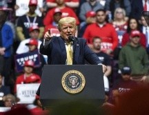 El nombre de Trump también estaba en las boletas del supermartes.