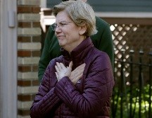 Elizabeth Warren agradeció así a sus simpatizantes desde Cambridge, Massachusetts,antes de anunciar que abandona la contienda rumbo a la Casa Blanca. AP/S. Senne