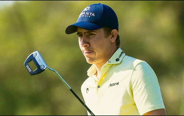 Carlos Ortiz. El tapatío se encuentra empatado en el lugar 80 después de la primera ronda. EFE