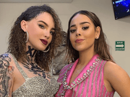 Belinda fue quien compartió la fotografía donde posa junto a Danna Paola en sus redes sociales. INSTAGRAM / @belindapop