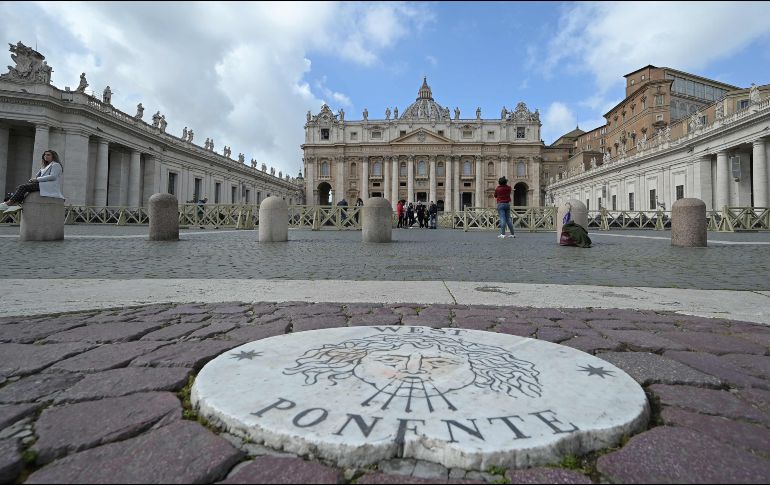 La Plaza de San Pedro. El Vaticano confirmó este viernes el primer caso del nuevo coronavirus dentro de sus muros y cerró por precaución algunas oficinas. AFP/V. Pinto