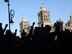 Páginas en la red social propagaban amenazas contra manifestaciones del Día de la Mujer en Ciudad de México. EFE/ARCHIVO