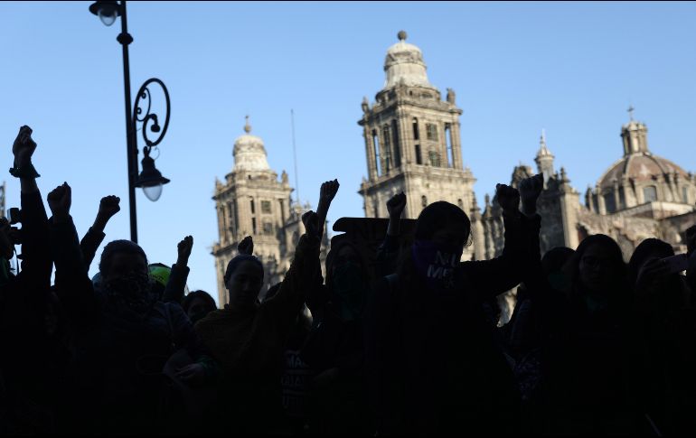 Páginas en la red social propagaban amenazas contra manifestaciones del Día de la Mujer en Ciudad de México. EFE/ARCHIVO