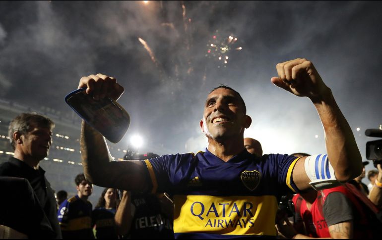 Tévez se convirtió en el héroe de Boca Juniors. AP / N. Pisarenko