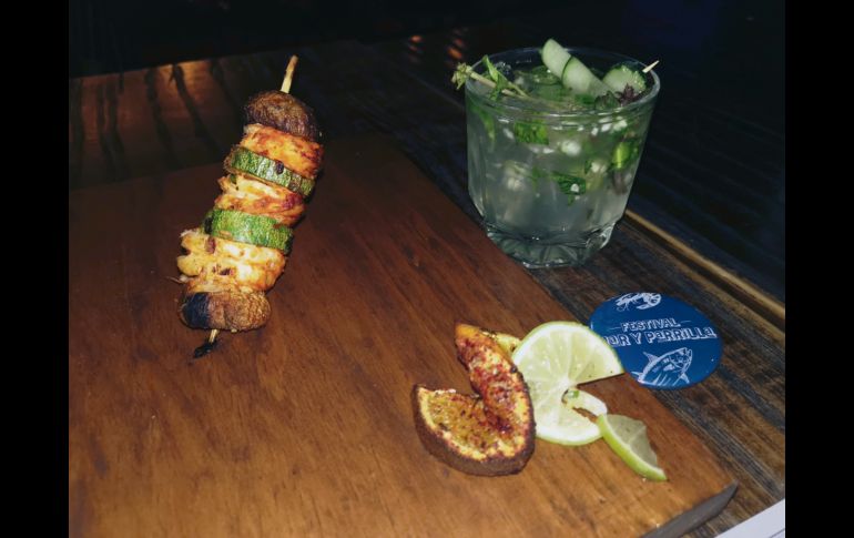 Tercer plato. Espadilla de camarones al pastor.