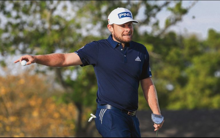 Tyrrel Hatton. El británico acumula 210 strokes durante las tres rondas que se han disputado en el Bay Hill Club. EFE