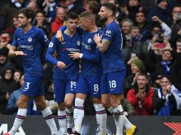 Chelsea dominaron de principio a fin al Everton y dieron una de sus mejores imágenes en lo que va de temporada. EFE / N. Hall