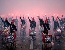 Integrantes del grupo Manif pour Tous (