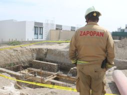 El hecho sucedió alrededor de las 10:00 horas, en la colonia El Fortín, en el cruce de H. Colegio Militar y Paseo de la Loma. ESPECIAL / Protección Civil de Zapopan