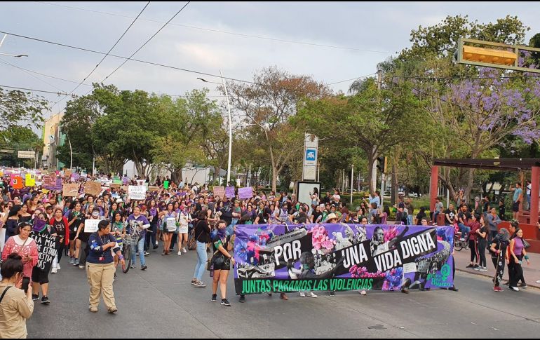 En Guadalajara se llevarán a cabo distintas movilizaciones como marchas, charlas y concentraciones, para conmemorar este día y visibilizar los obstáculos a los cuales deben enfrentar las mujeres. EL INFORMADOR / ARCHIVO