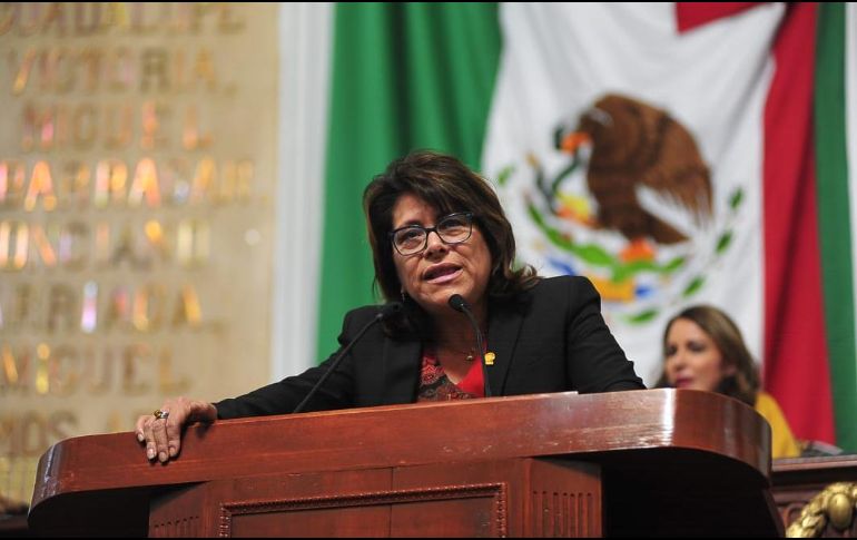 LO NIEGA. Martha Ávila, contrarió a Mauricio Tabe, del Partido Acción Nacional, sobre que el rezago de iniciativas sea consecuencia de las divisione que hay en Morena, partido que coordina Ávila. TWITTER/@GPMorenaCdMex