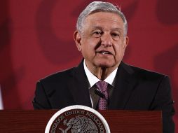 López Obrador señala que no estará en el poder si la mayoría de la gente no lo respalda y reconoce qué hay un sector de la población no está de acuerdo con su proyecto de nación. NTX / A. Guzmán