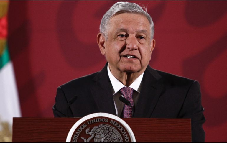 López Obrador señala que no estará en el poder si la mayoría de la gente no lo respalda y reconoce qué hay un sector de la población no está de acuerdo con su proyecto de nación. NTX / A. Guzmán
