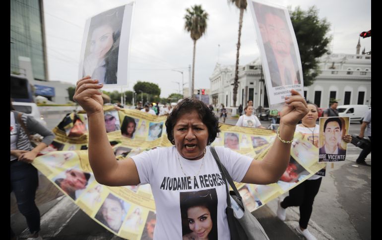 Familiares de desaparecidos iniciaron la Búsqueda Nacional en Vida con un recorrido en Guadalajara. EL INFORMADOR / F. Atilano