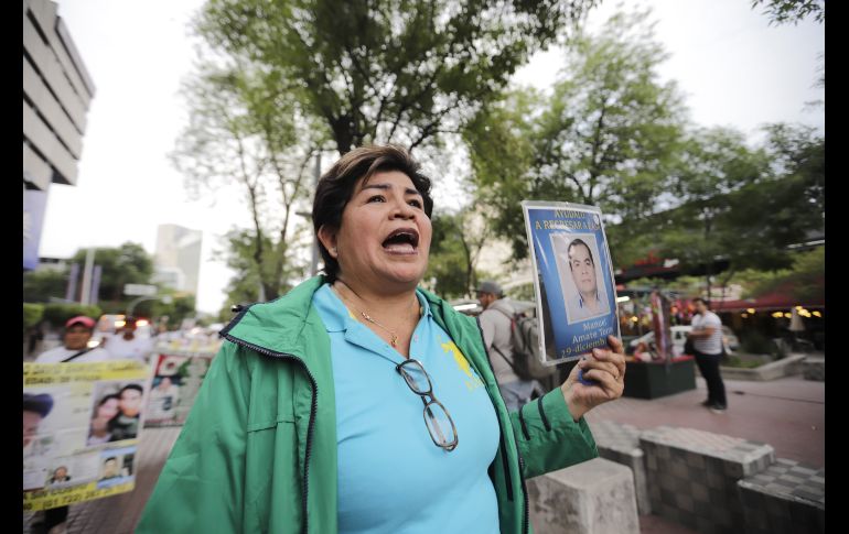 Familiares de desaparecidos iniciaron la Búsqueda Nacional en Vida con un recorrido en Guadalajara. EL INFORMADOR / F. Atilano