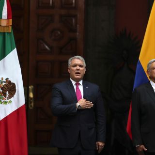 López Obrador recibe a Iván Duque, presidente de Colombia
