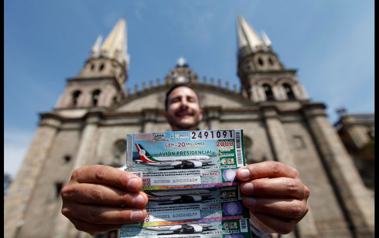 En Jalisco llegaron tres mil boletos para distribuirse en los más de 100 puestos del Estado. EFE / F. Guasco