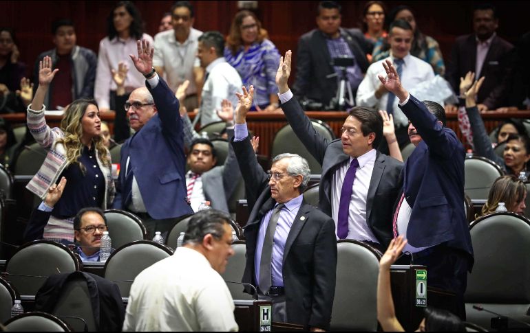 Legisladores aprobaron en lo general modificaciones al artículo 4 de la Constitución en materia de Bienestar, durante la sesión ordinaria en la Cámara de Diputados. SUN / D. Sánchez