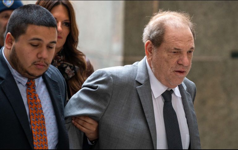 Weinstein fue declarado culpable por los cargos de agresión sexual y violación en tercer grado. AFP / ARCHIVO