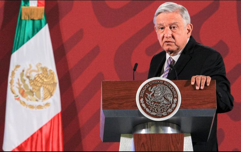 López Obrador asegura que sus opositores lo culpan hasta de la depreciación del peso. NTX/J. Lira