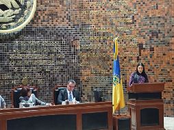 La diputada Ana Lidia Sandoval explicó que el Supremo Tribunal de Justicia y el Consejo de la Judicatura deben emitir a más tardar en dos meses el programa para el cumplimiento de la reforma. EL INFORMADOR / R. Rivas