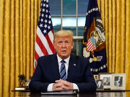 Trump señaló que su país suspenderá los vuelos que salgan de Europa hacia Estados Unidos. AFP / D. Mills