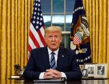 Trump señaló que su país suspenderá los vuelos que salgan de Europa hacia Estados Unidos. AFP / D. Mills