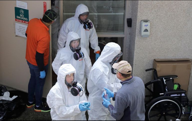 El paciente estará en aislamiento durante 14 días. AP / T.. Warren