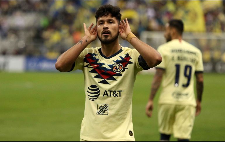 LÍDER. Bruno Valdez regresó al 11 titular, fungió como capitán y anotó el tercer gol de las águilas. SUN