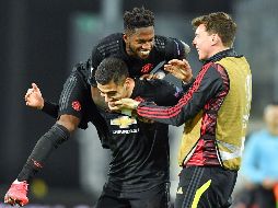 El Manchester United lograron sacar una importante ventaja en el duelo de ida. AFP / J. Klamar