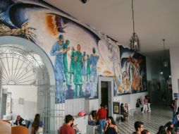 Una de las primeras ideas es colocar el mural a la izquierda de la puerta principal. ESPECIAL