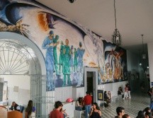 Una de las primeras ideas es colocar el mural a la izquierda de la puerta principal. ESPECIAL