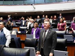 Por unanimidad, los senadores aprobaron reformar 7 Leyes para erradicar la violencia política contra las mujeres. TWITTER/@senadomexicano