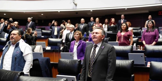 Senado avala reformas contra violencia pol&iacute;tica a las mujeres