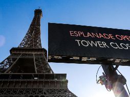 El cierre de la popular torre comenzará a las 21:00 horas locales. AFP/L. Marin